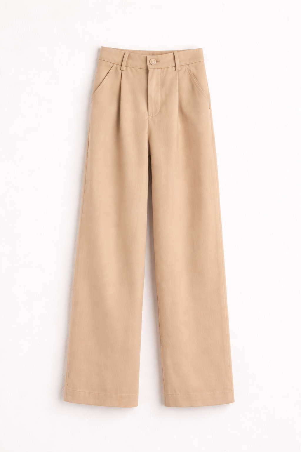 Calça Feminina Pantalona Bege